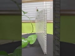 6 mm de feuille creuse PC transparente