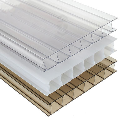 Plaques de toiture en polycarbonate à plusieurs parois pour l'extérieur d'épaisseur 4 mm-20 mm