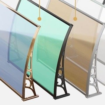 Épaisseur 3 mm-10 mm Plastique PC PP Matériau de toiture transparente