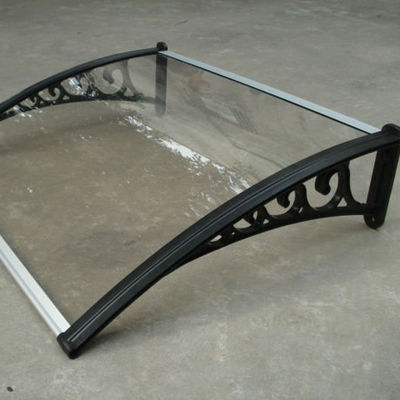 Couverture de porte et auvents en polycarbonate non toxique pour une protection claire