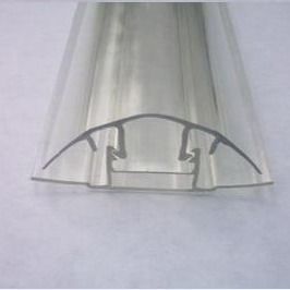 8-16mm PC Profil boucle de raccourci vers le haut et vers le bas boucle Pour feuille de polycarbonate