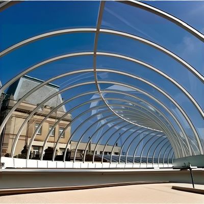 Plaques solides de polycarbonate résistant aux chocs pour les auvents de toiture de bâtiments flexibles