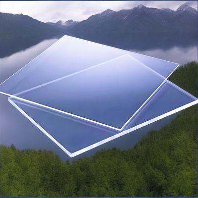 1220 mm 1 mm à 15 mm de polycarbonate solide à feuille anti-impact Protection UV d'un côté