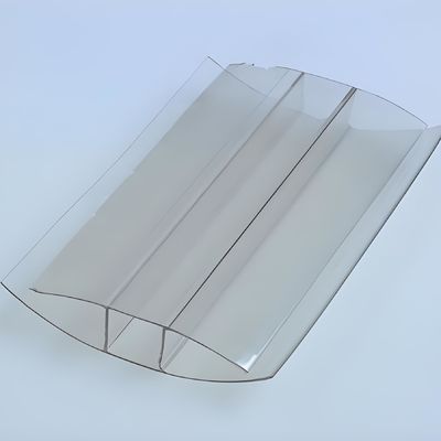 4 mm à 16 mm polycarbonate polycarbonate polyvalent PC plastique profilés H personnalisation du connecteur