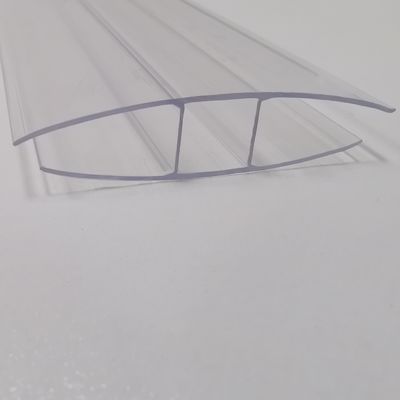 Profiles en plastique en forme de H pour feuille creuse en polycarbonate de 4 mm à 16 mm