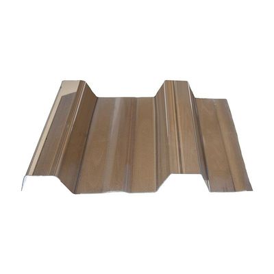 Plaque ondulée en polycarbonate de plastique durable, protection UV, facile à couper, densité de coupe 1,2 kg/m2