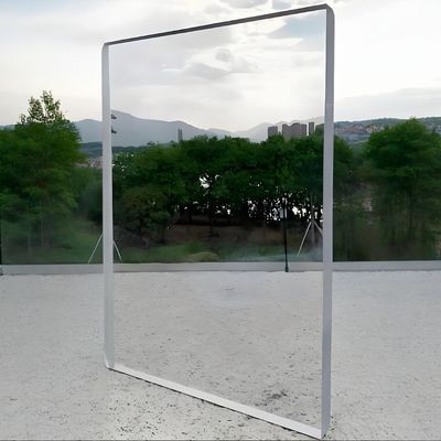 6 mm 4 * 8 pieds feuille solide de polycarbonate anti-impact Protection UV d'un côté