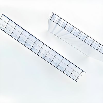 10 mm Pc feuille creuse brune 2,1 m * 5,8 m Protection UV à quatre murs
