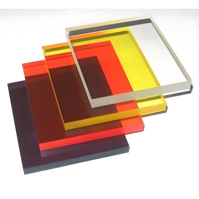 coupe personnalisée couleur 6mm 3,05m * 3,05m feuille PMMA acrylique pour l'affichage et l'affichage