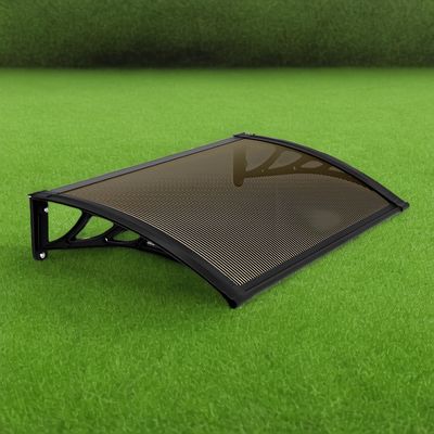 Protégez les fenêtres Parures en polycarbonate Bronze Durable Résistant aux intempéries