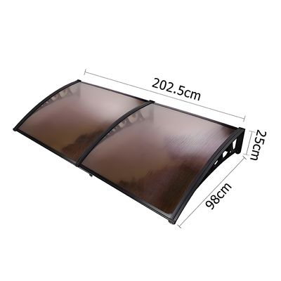 Choisissez un auvent PC pour vos besoins d'isolation de fenêtre polycarbonate léger voile de feuille de fenêtre au voile