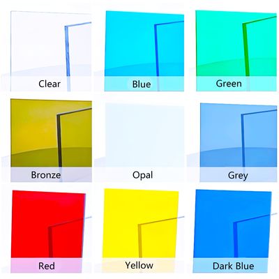 Plaque de polycarbonate en plastique solide de couleur 1,22m*2,44m