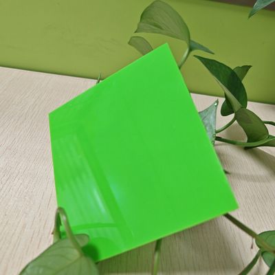 Feuille solide en polycarbonate vert opaque, haute résistance, non transparente, matériau 100% vierge