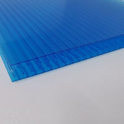 Un bon prix. Innovative Blue Plastic 6mm to 16mm Polycarbonate Sheet Featuring Honeycomb Core   Lightweight and Impact Resistant Panels for Roofing Canopy And Awning en ligne