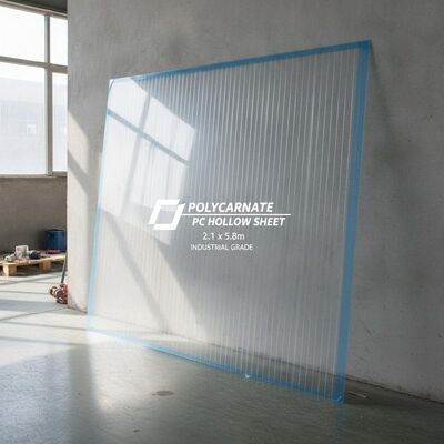 Un bon prix. Polycarbonate plaque creuse PC Board Taille normale 2.1 5,8m Durable léger Matériau transparent pour les applications industrielles en ligne