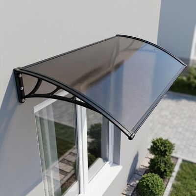 Un bon prix. Canopée en polycarbonate montée sur le mur construite pour les projets de auvents de fenêtres offrant un ombrage solaire efficace et une construction solide en ligne