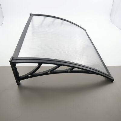 Un bon prix. Auvent de fenêtre manuel en polycarbonate avec feuille solide en polycarbonate transparent de 2,5 mm ou feuille creuse en polycarbonate de 5,0 mm fabriquée à partir de matériaux PC en carton en ligne